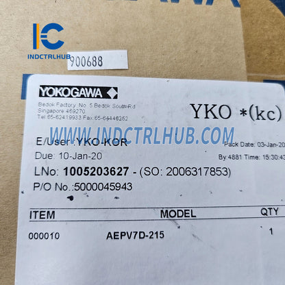 Yokogawa AEPV7D-215 Güç Kaynağı Veri Yolu Ünitesi