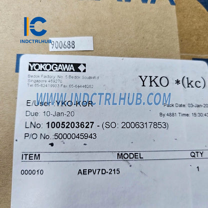 Yokogawa AEPV7D-215 Stromversorgungs-Bus-Einheit
