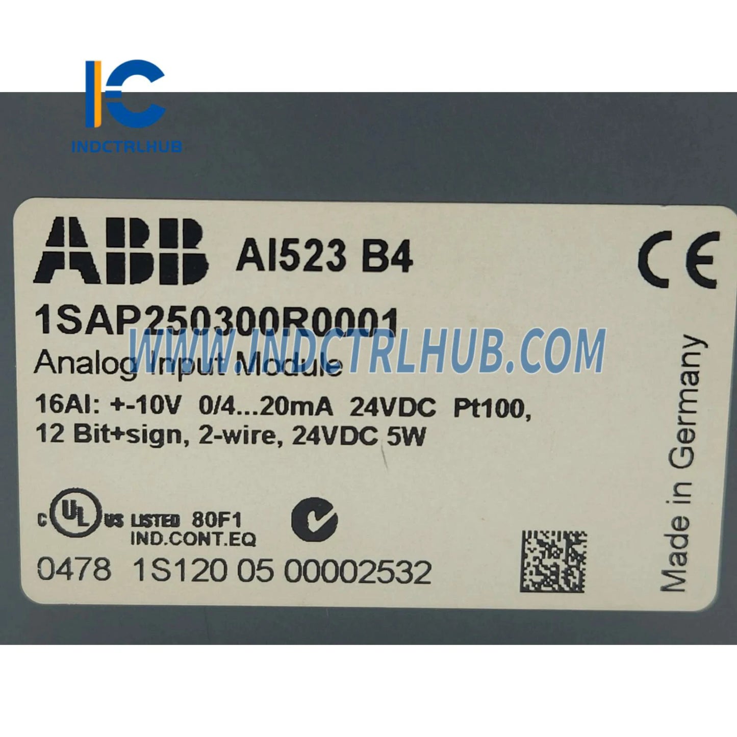1SAP250300R0001 | ABB AI523 Analog Kirish Moduli
