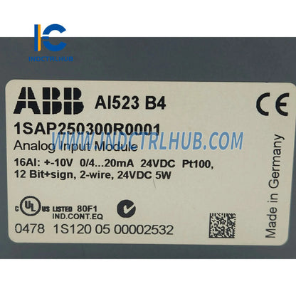 1SAP250300R0001 | ABB AI523 Analog Kirish Moduli