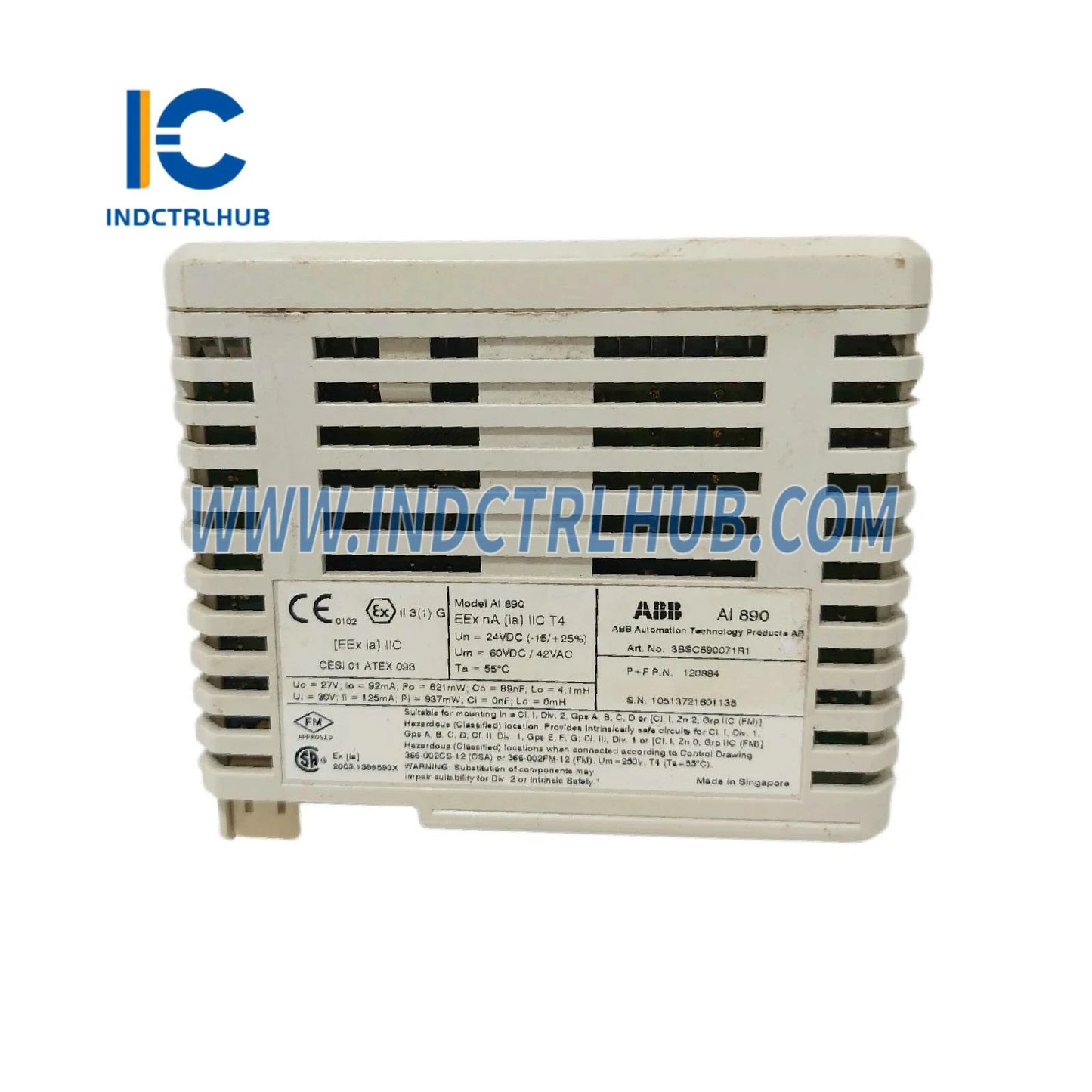 3BSC690071R1 | ABB AI890 Analogni ulaz IS 8 kanala