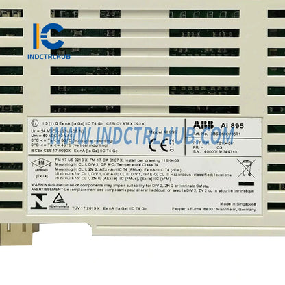 3BSC690086R1 | ABB AI895 Analog Kirish IS HART 8 kanalli
