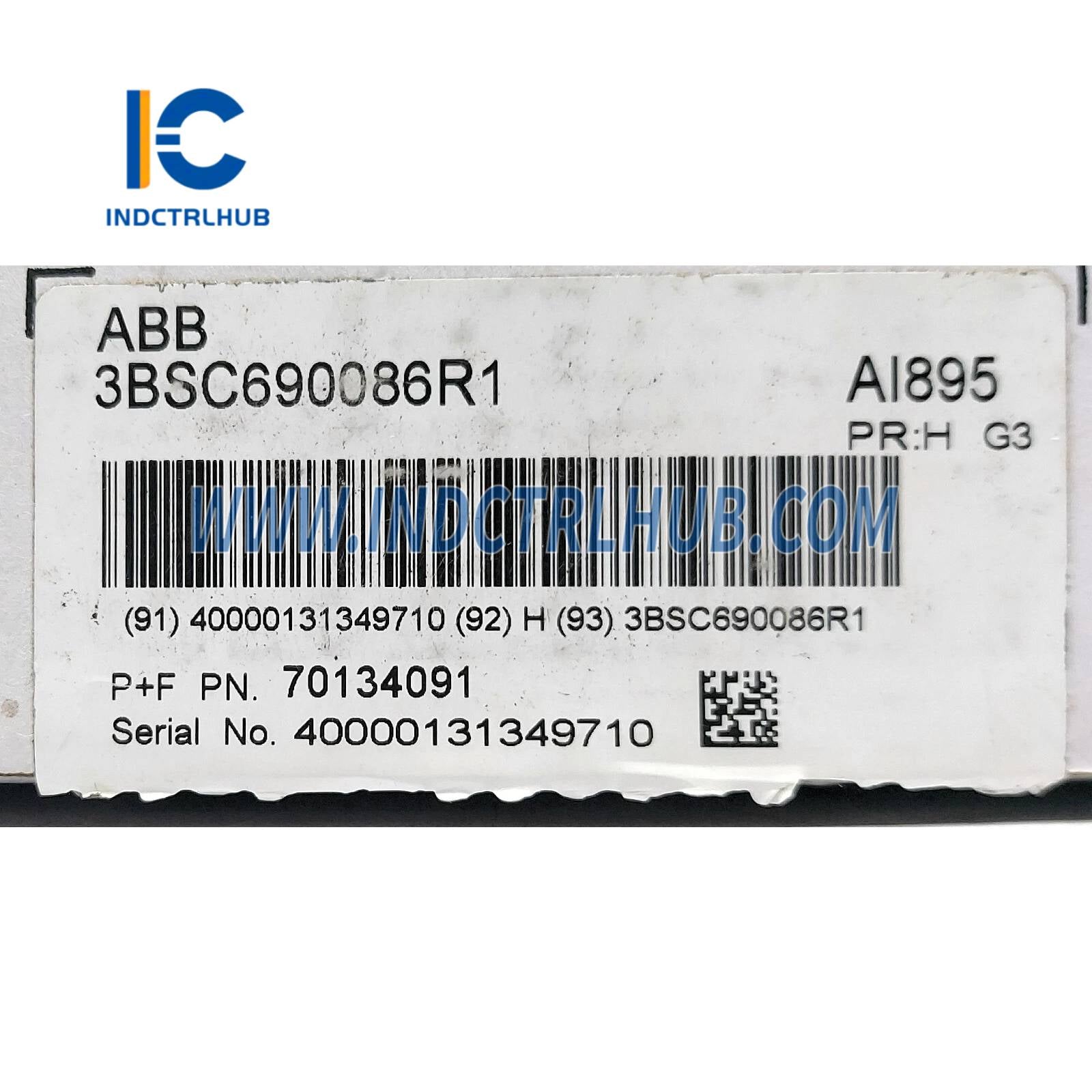 3BSC690086R1 | ABB AI895 Entrada Analógica IS HART 8 canales