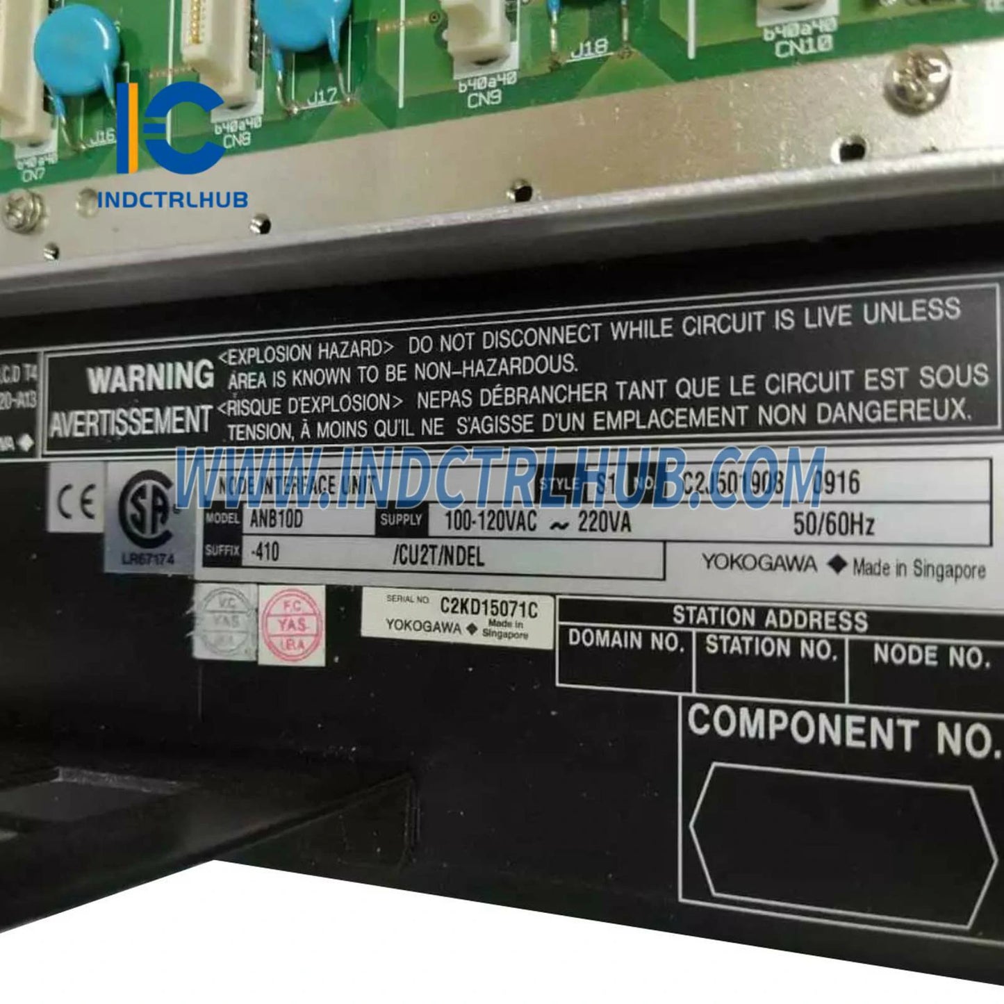 Yokogawa ANB10D-410/CU2N/NDEL S1 | Uzlová jednotka pre dvojitý redundantný ESB zbernicu