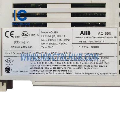 3BSC690087R1 | ABB AO895 Analog Output IS HART 8 ch