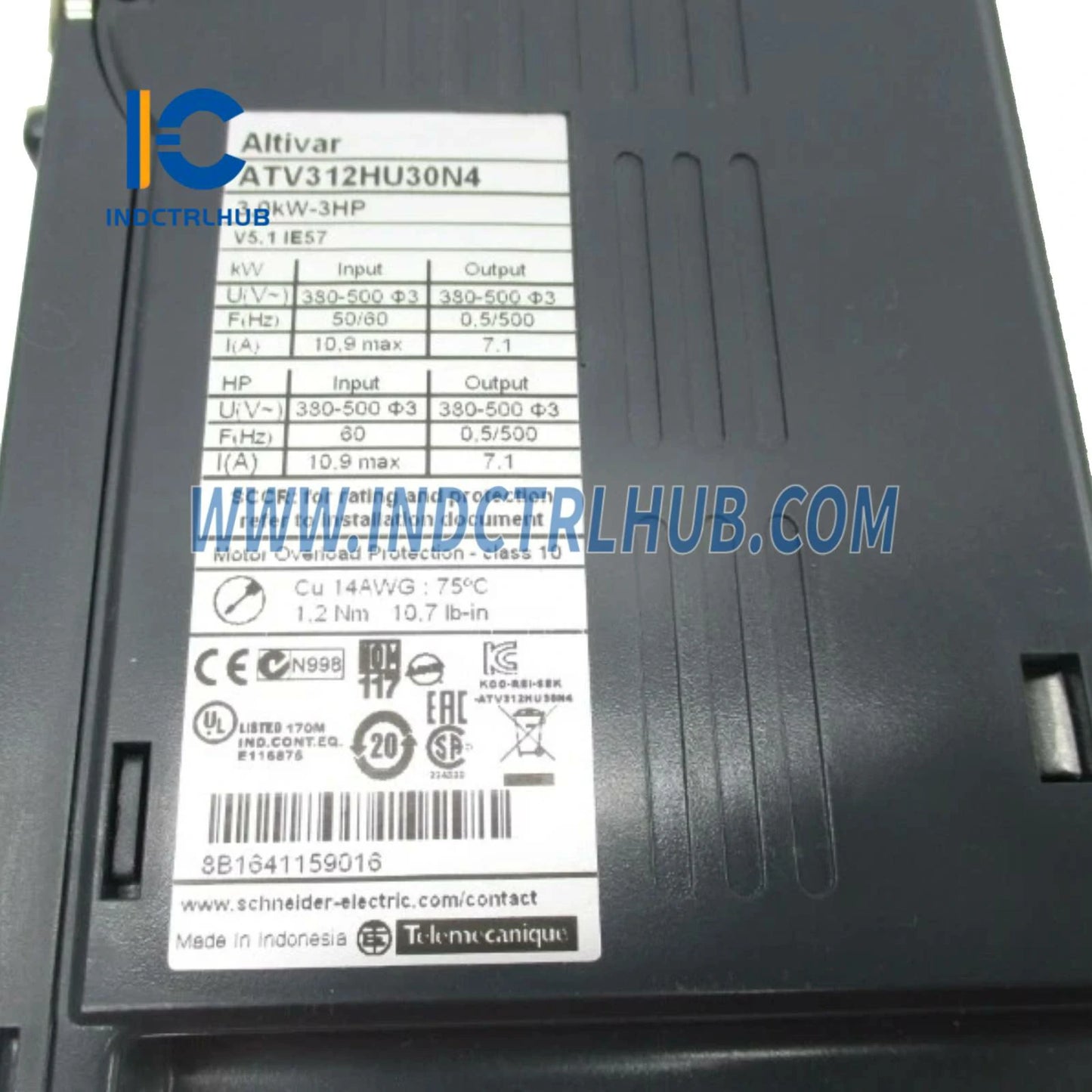 שניידר ATV312HU30N4 כונן מהירות משתנה