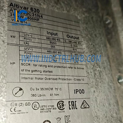 Schneider ATV630C31N4 o'zgaruvchan tezlikli drayv