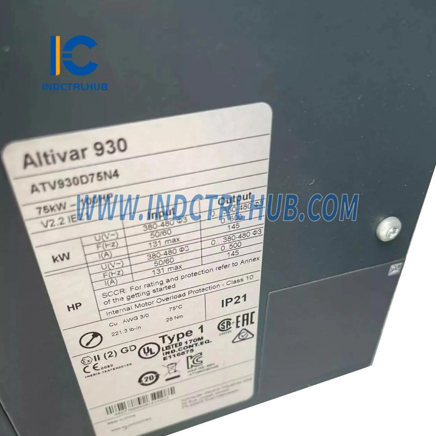 Schneider ATV930D75N4 inversor de velocidade variável