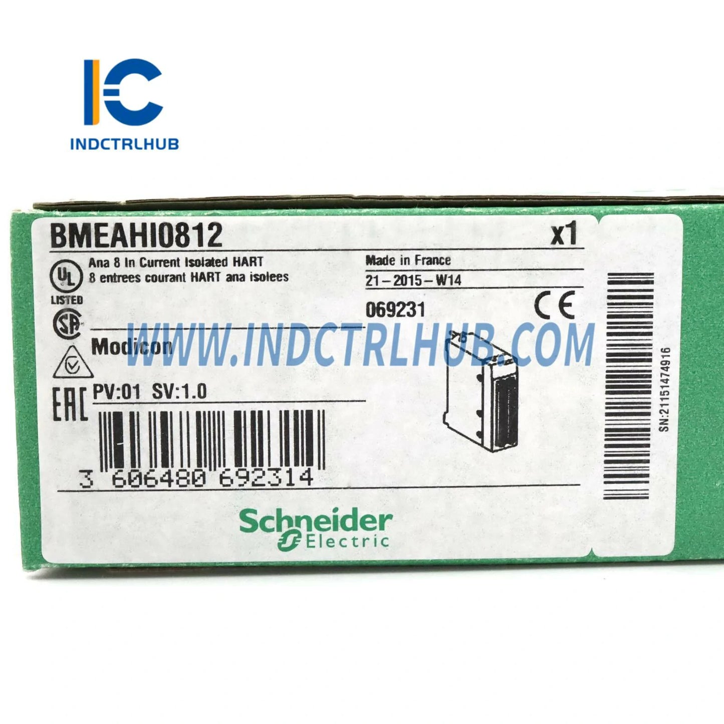 Módulo de entrada analógica Schneider BMEAHI0812 X80