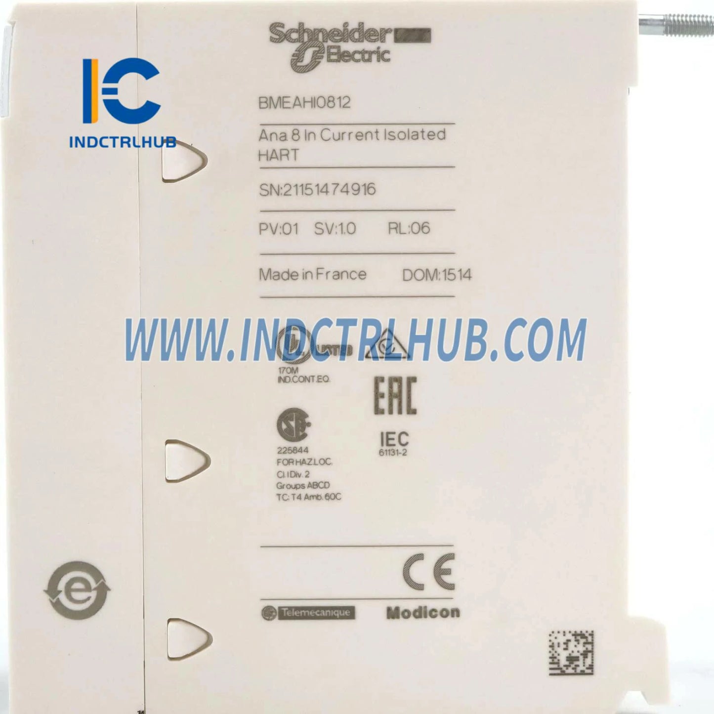 Módulo de entrada analógica Schneider BMEAHI0812 X80