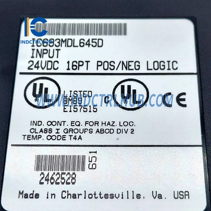 GE C693MDL645D Diskrete Invoer Module