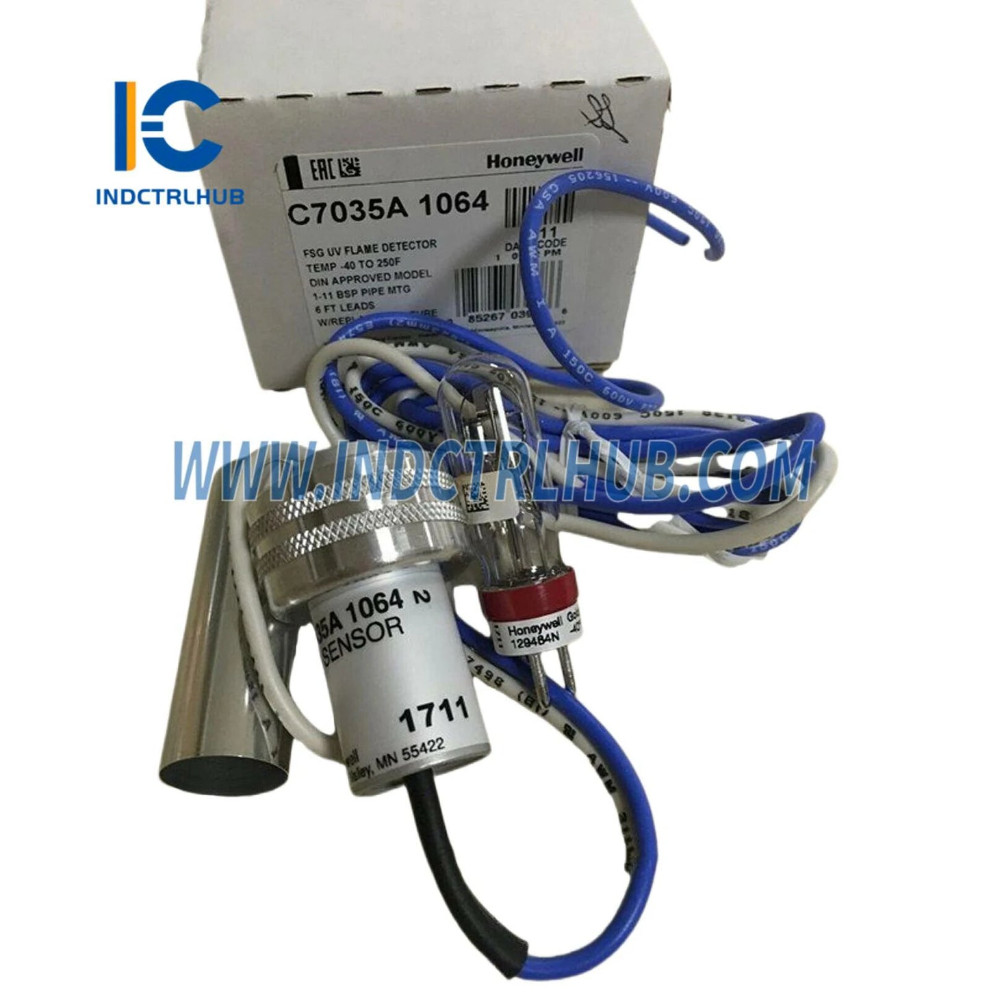 Honeywell C7035A-1064 Минипийпър Ултравиолетов детектор за пламък