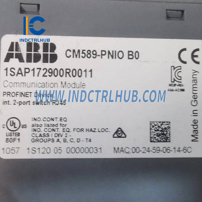 1SAP172900R0011 | ABB CM589-PNIO Communication module
