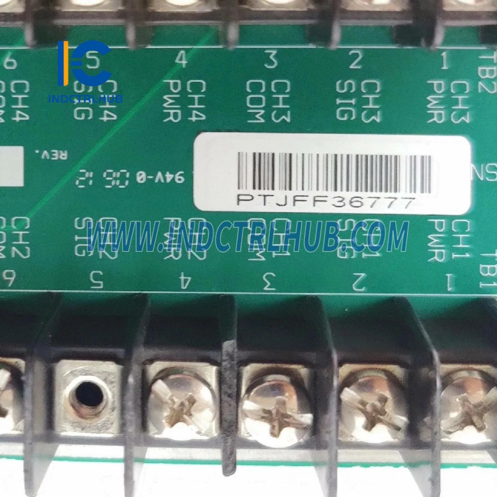 ABB CMMTU02 Termination Unit Module - In Stock Back Label and Serial Number