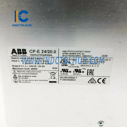 1SVR427036R0000 | ABB CP-E 24/20.0 Power Supply Module
