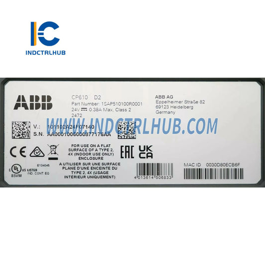 1SAP510100R0001 | ABB CP610 Контролен панел. 10.1" TFT сензорен екран