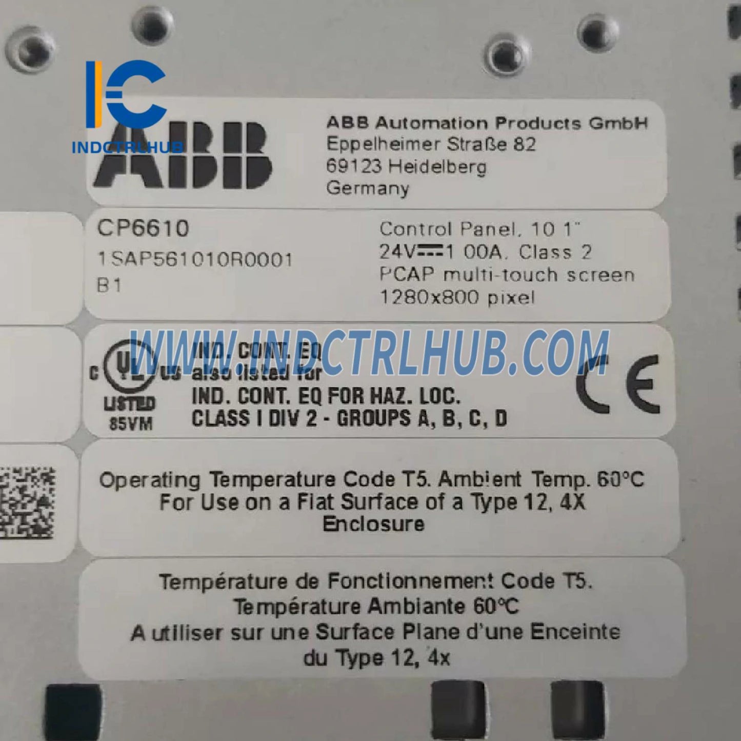 1SAP561010R0001 | ABB CP6610 multi-touch screen