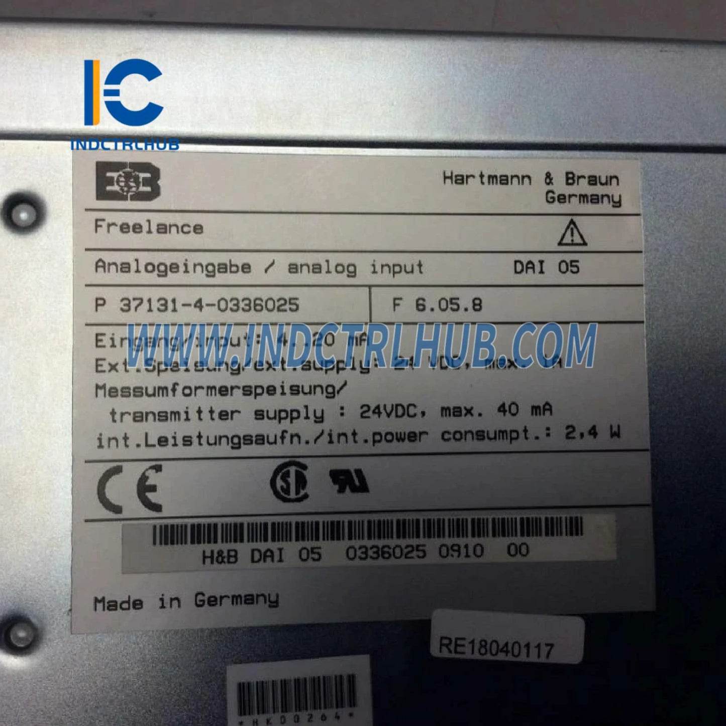 0336025 Tn. | ABB DAI 05 Input analog mulai V 3