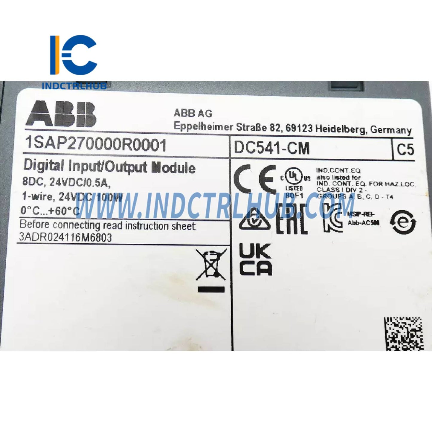 1SAP270000R0001 | ABB DC541-CM Function module