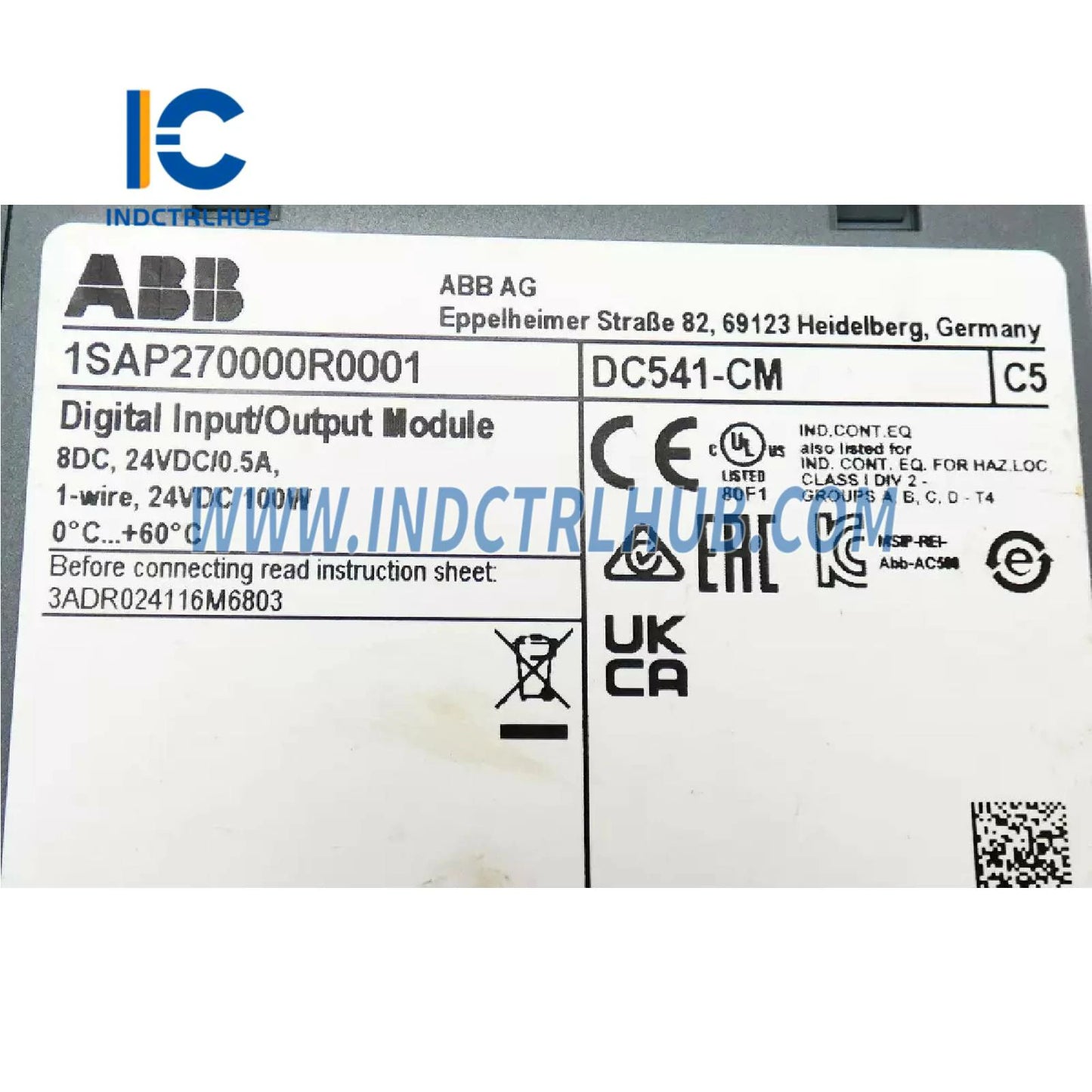 1SAP270000R0001 | ABB DC541-CM Funksie module