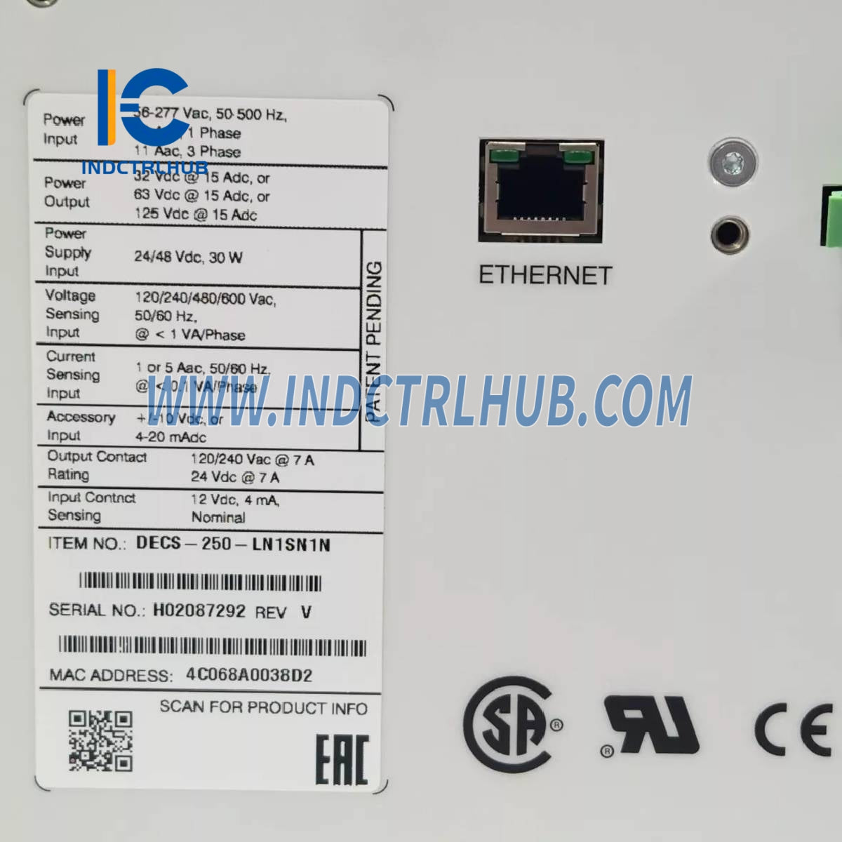Basler DECS-250 Digital Excitation Control System