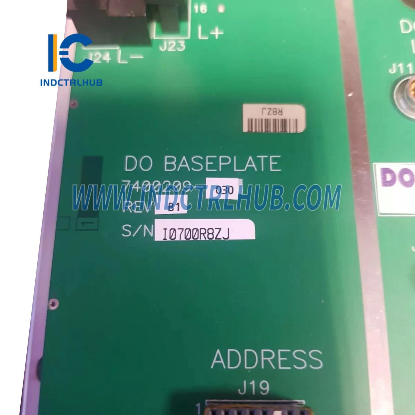 Authentic Nameplate and Serial Number for Triconex 7400209 030 Factory Original Label