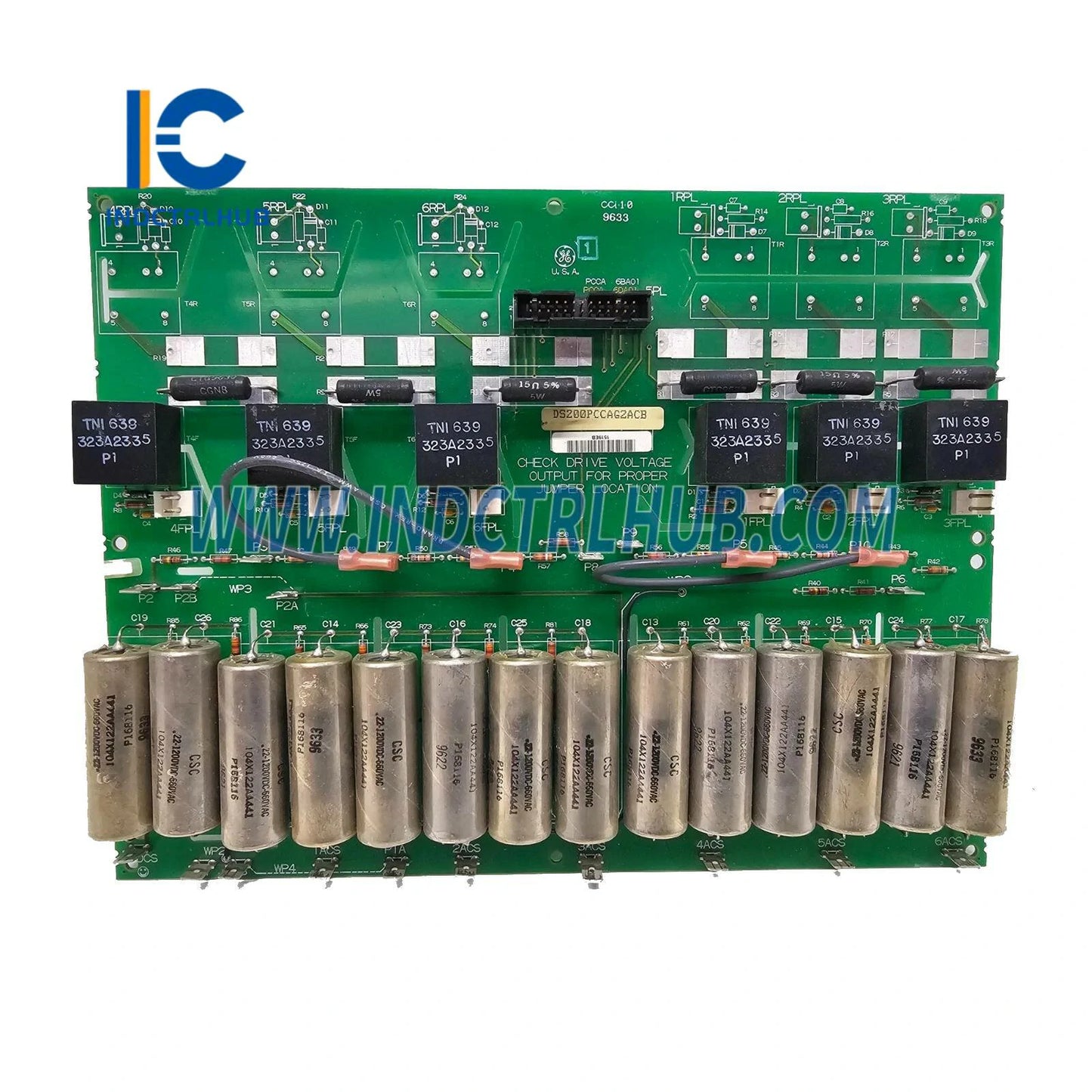 General Electric GE DS200PCCAG2ACB DC Power Connect Board Mark V Speedtronic Turbine Control System New Original Ready to ship