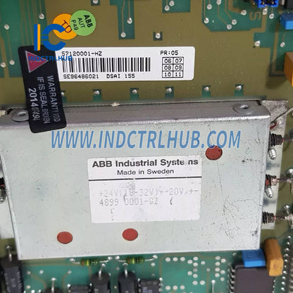 57120001-HZ | Placa de Entrada Analógica ABB DSAI155