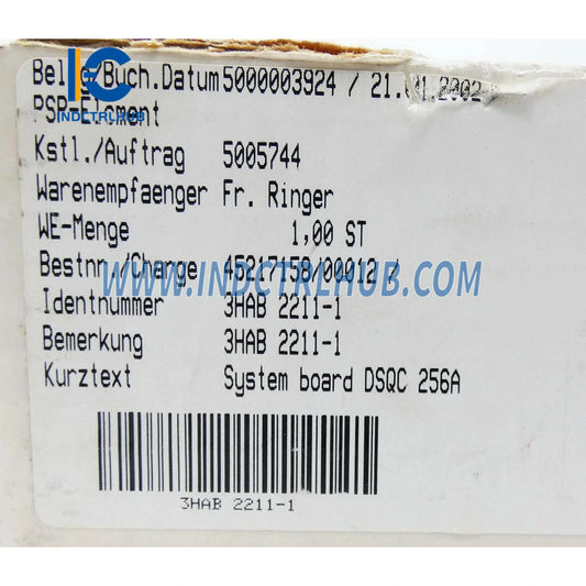 DSQC256A | ABB ploča interfejsa senzora