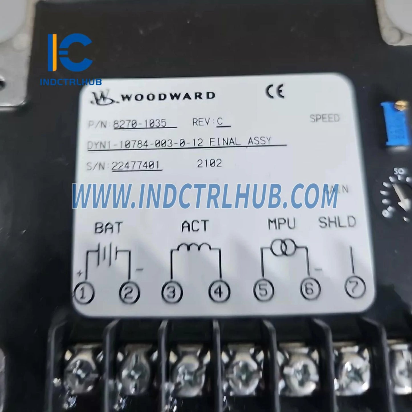 Bộ điều khiển điện tử Woodward DYN1-10784-003-0-12