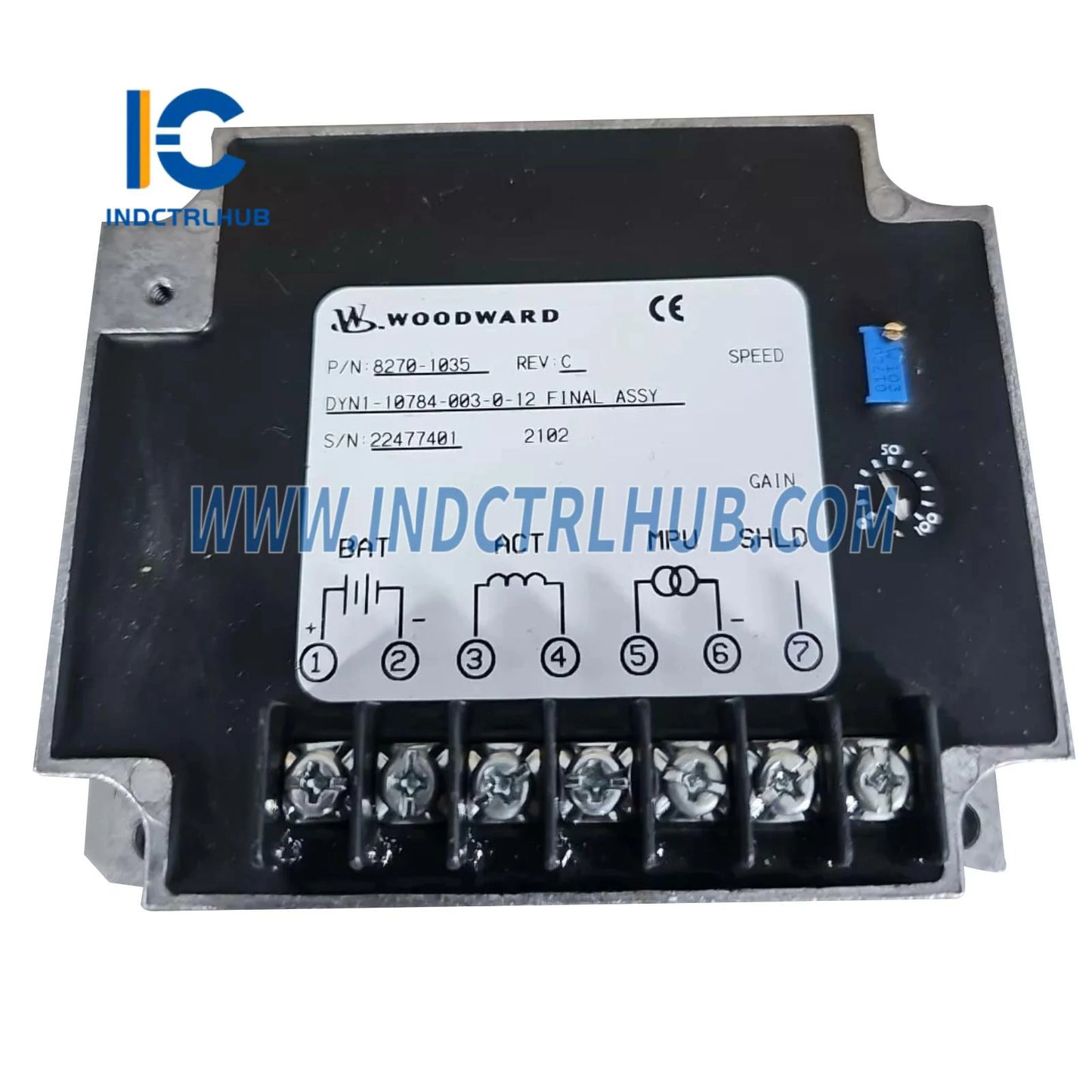 Bộ điều khiển điện tử Woodward DYN1-10784-003-0-12