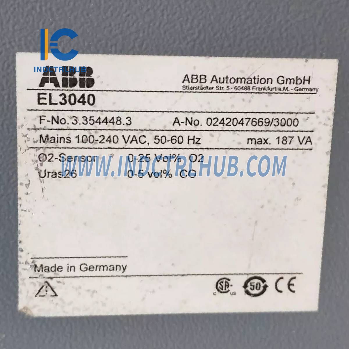 758047 | ABB EL3040 Unit Catu Daya