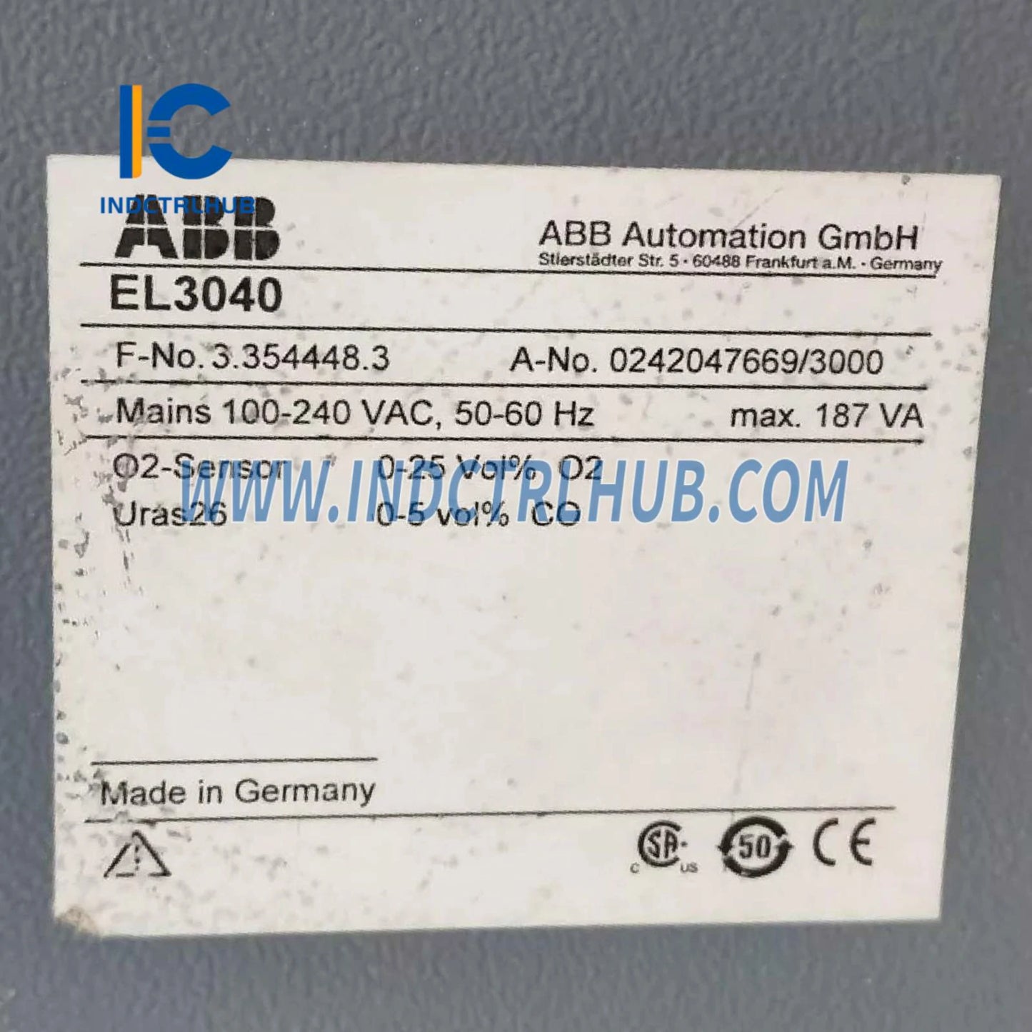 758047 | ABB EL3040 Napajanje jedinica