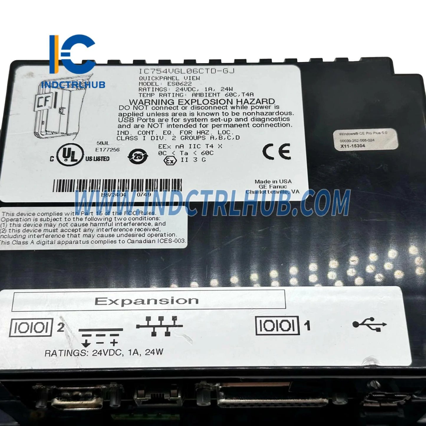 GE ES0622 6-Zoll QuickPanel View Touchscreen-Display