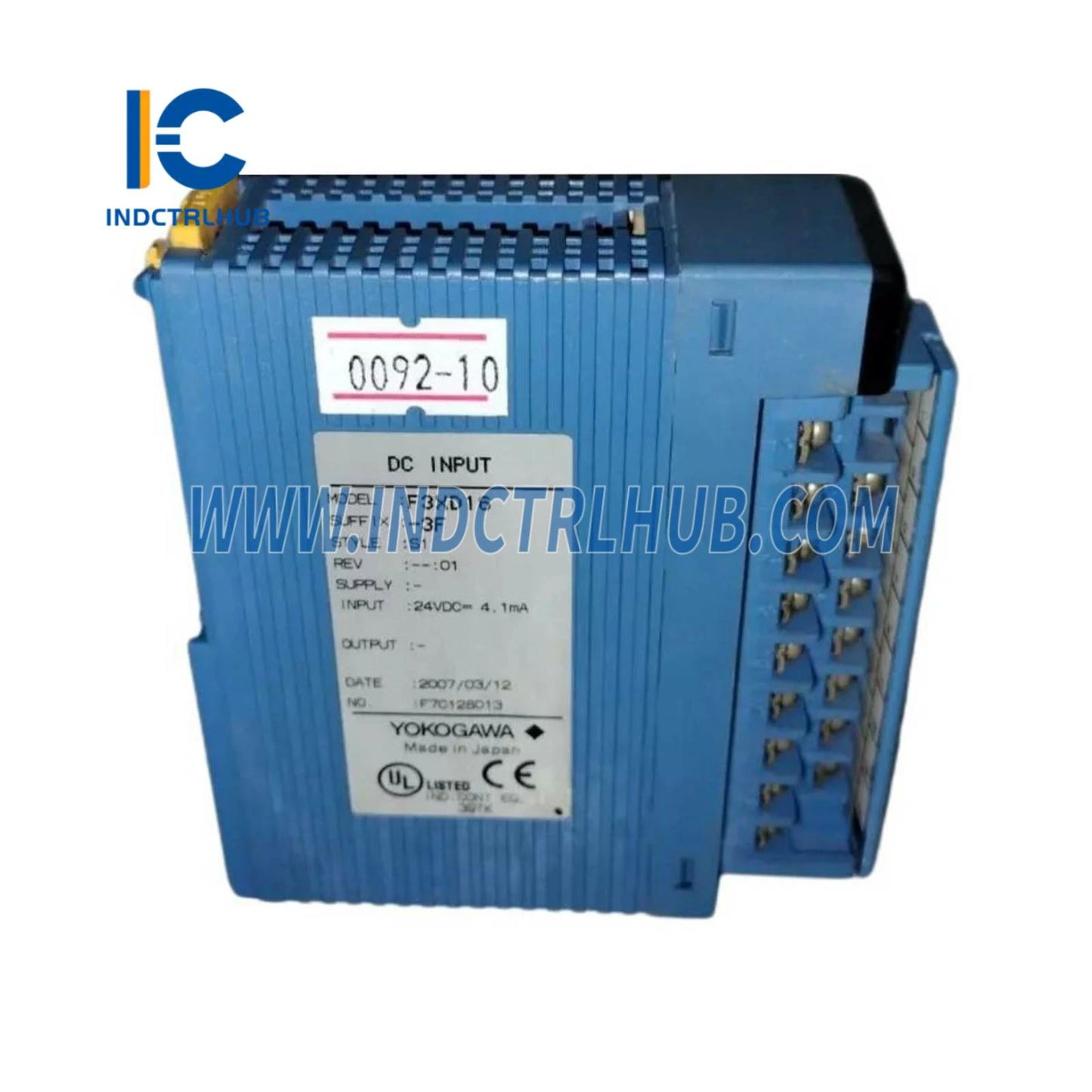 Yokogawa F3XD16-3F DC vstup sink/source, 12 V DC, 16 bodov