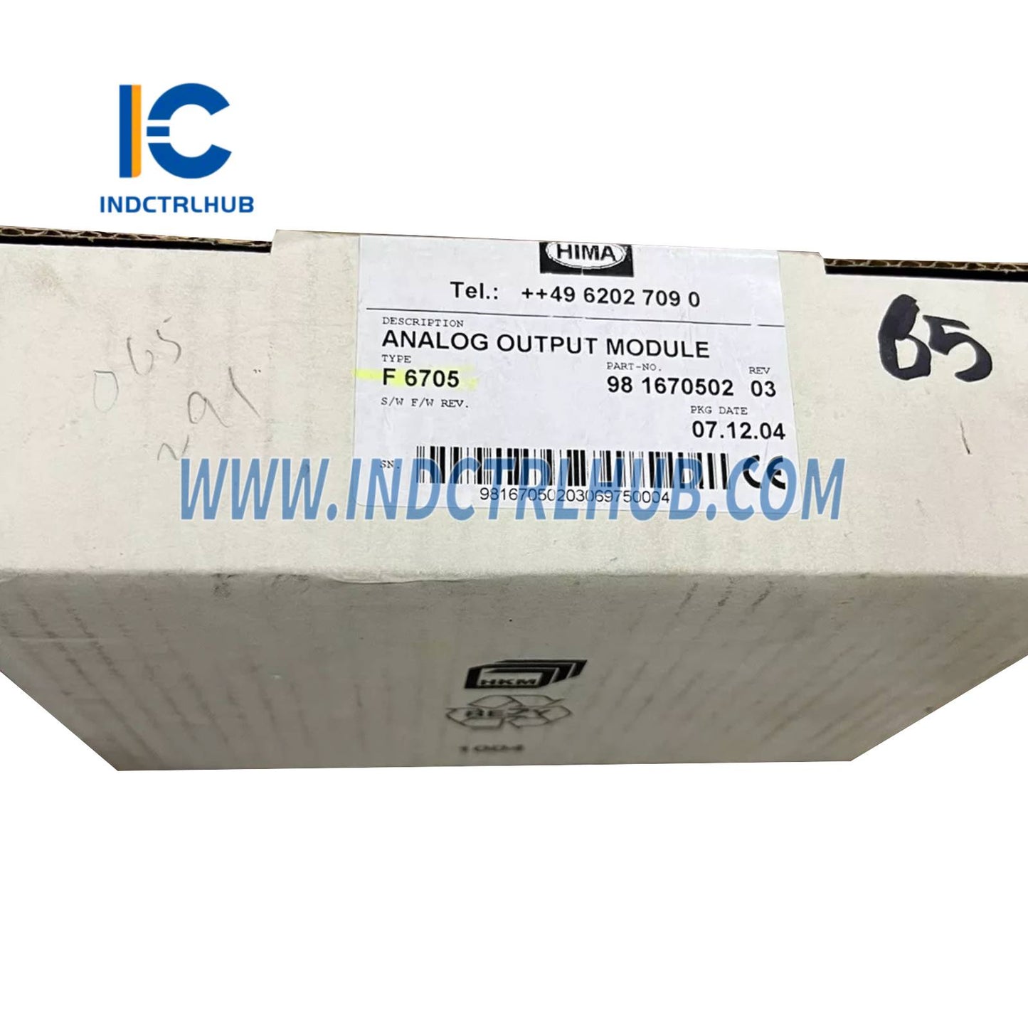 HIMA F6705 98 1670502 Safety-related 2-channel Digital-to-Analog Converter