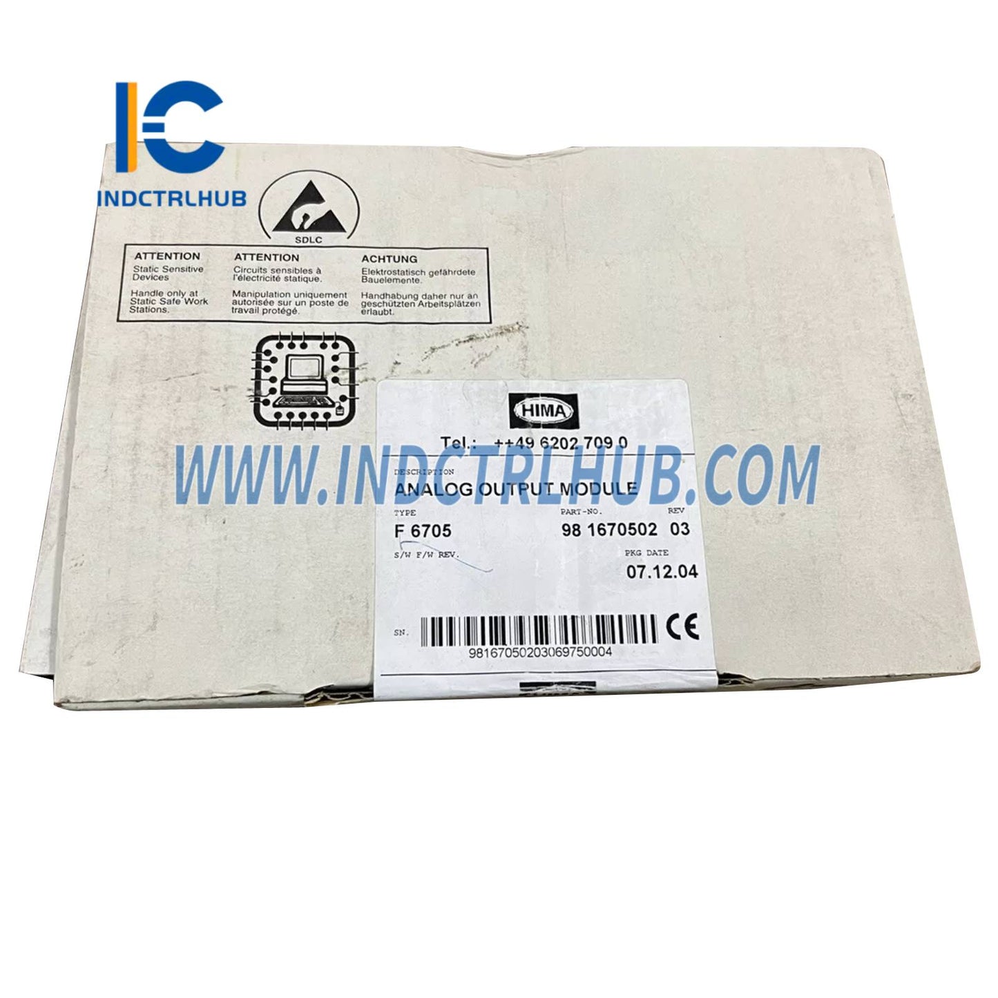 HIMA F6705 98 1670502 Safety-related 2-channel Digital-to-Analog Converter