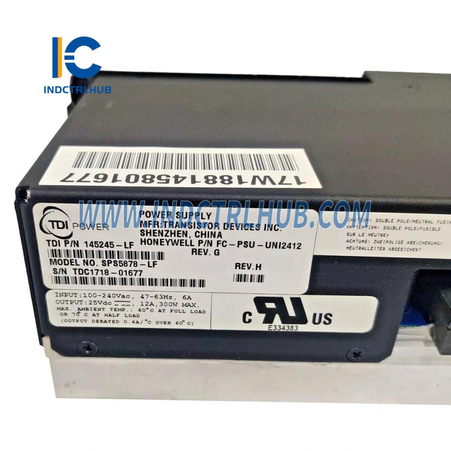 Honeywell FC-PSU-UNI2412 SPS5878-LF barošanas avots