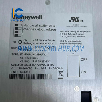 Honeywell FC-PSU-UNL2450U barošanas avots