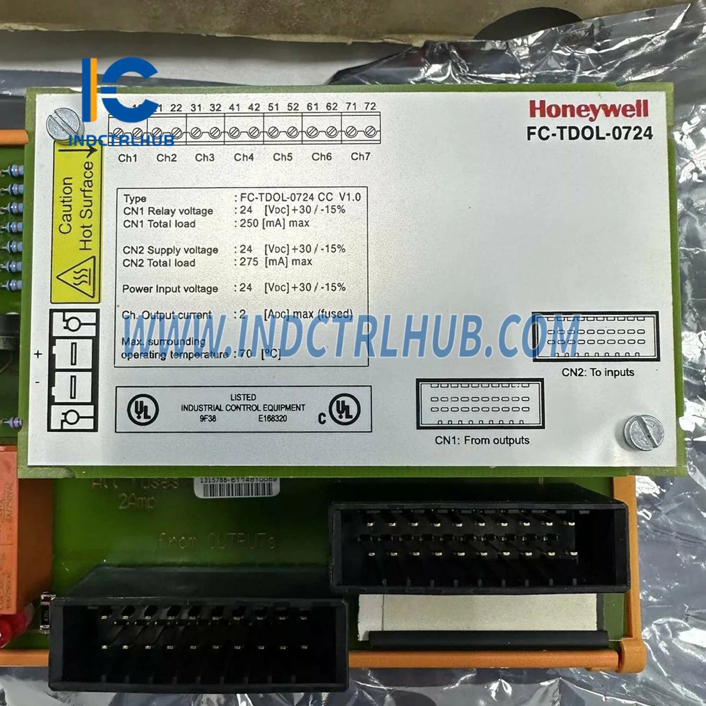 Honeywell FC-TDOL-0724 7-kanalni modul digitalnog izlaza