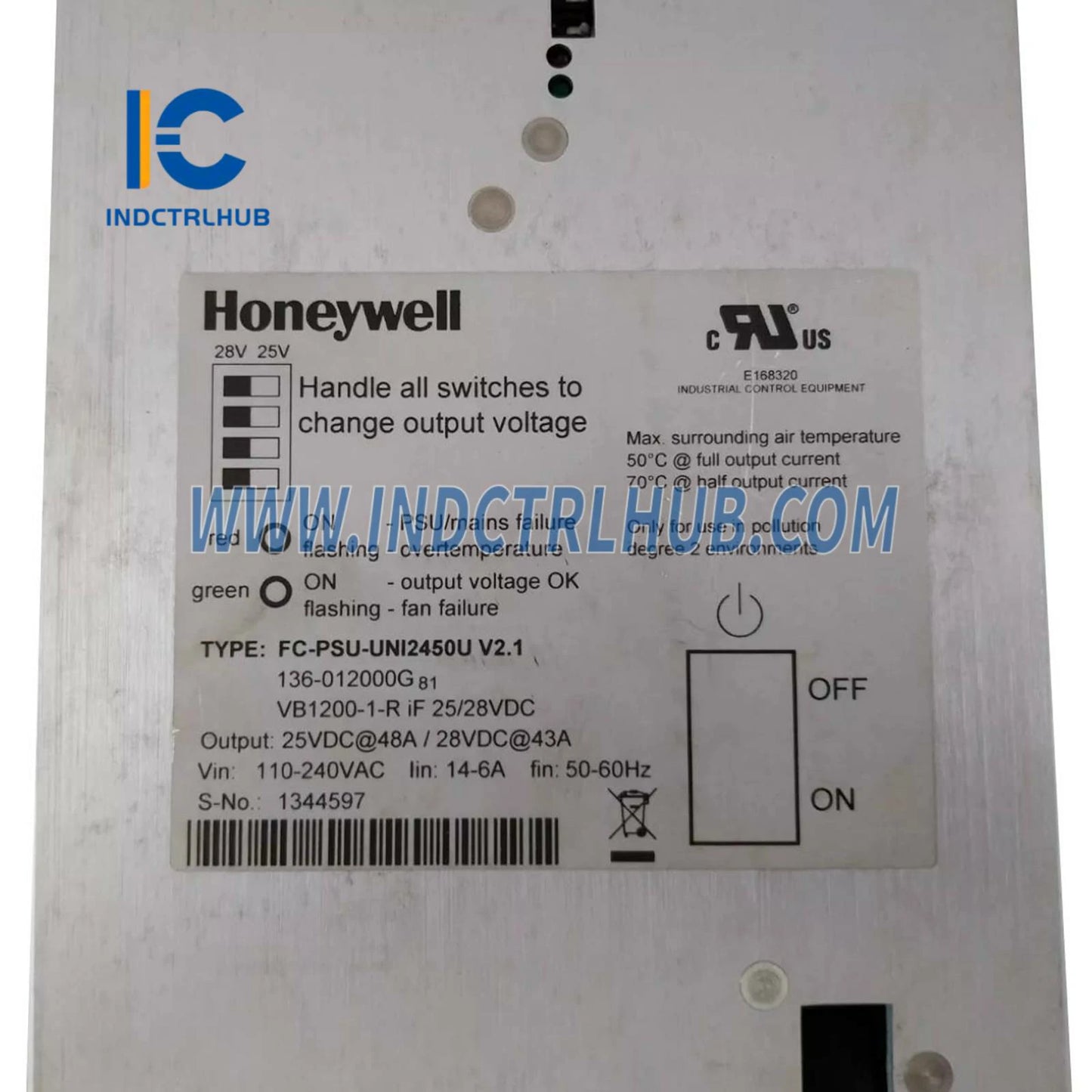 Honeywell FS-PSU-UNI2450U Napajanje