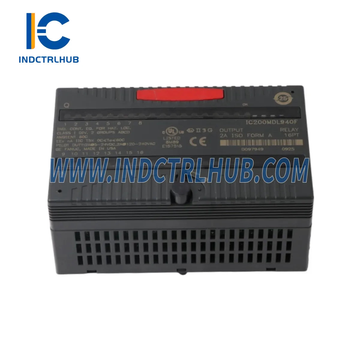 وحدة إخراج مرحل صناعية أصلية GE IC200MDL940F متوافقة مع VersaMax
