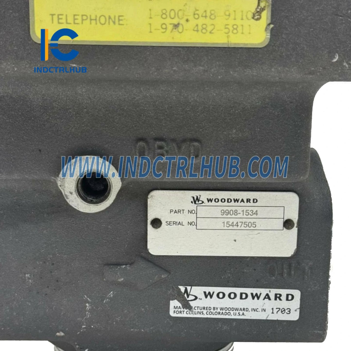 Woodward GS6 Gas Valve