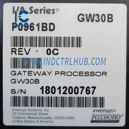 Modul Gateway Foxboro GW30B P0961BD Invensys I/A Series
