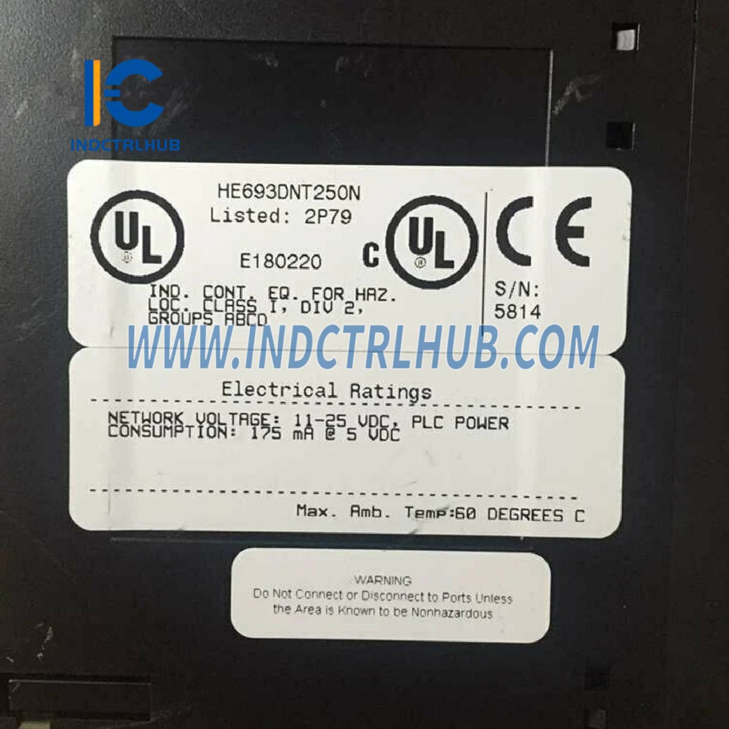 GE HE693DNT250 DeviceNet Network Interface Module