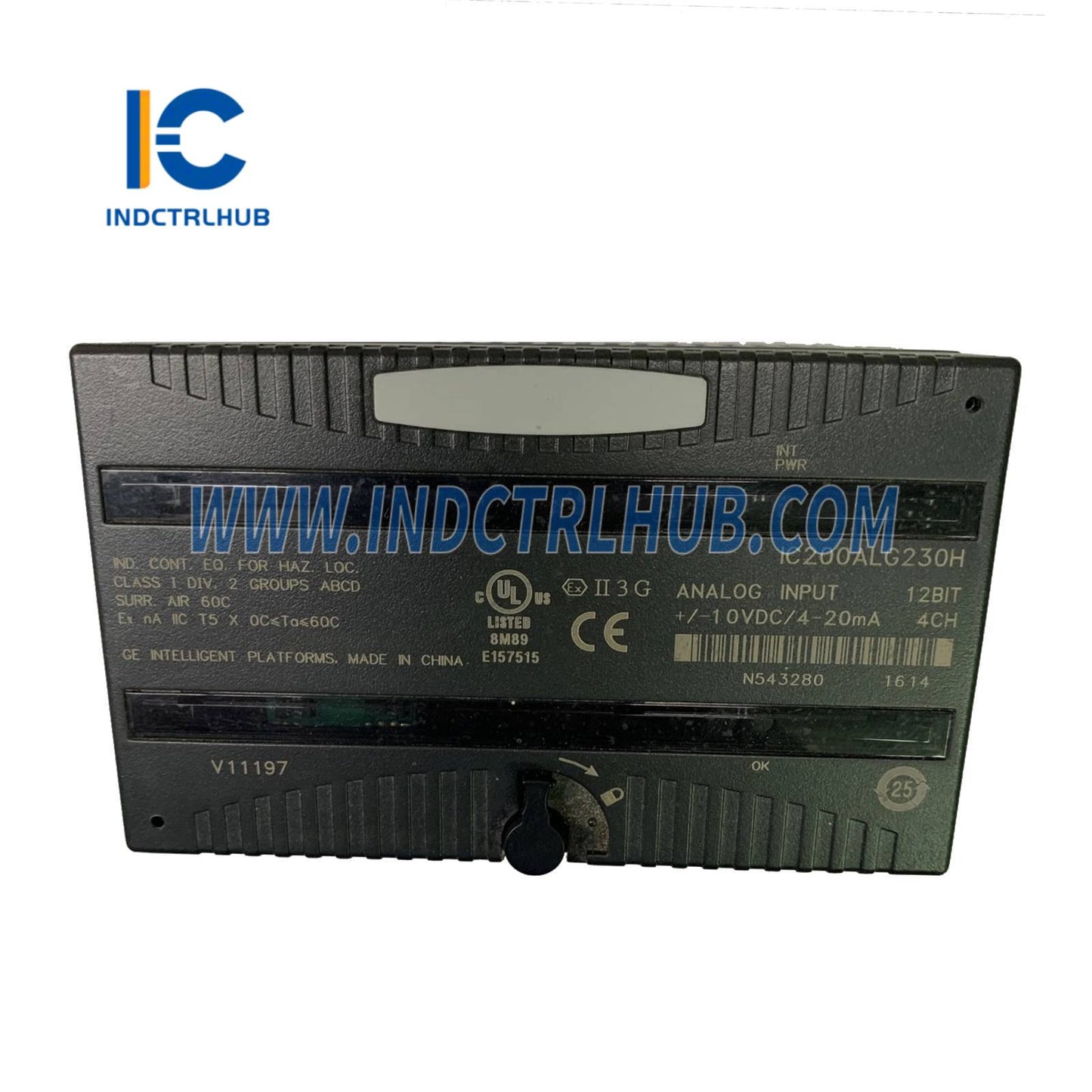 GE IC200ALG230H 4-Channel Analog Current Input Module - 4-Channel Analog Current Input Module
