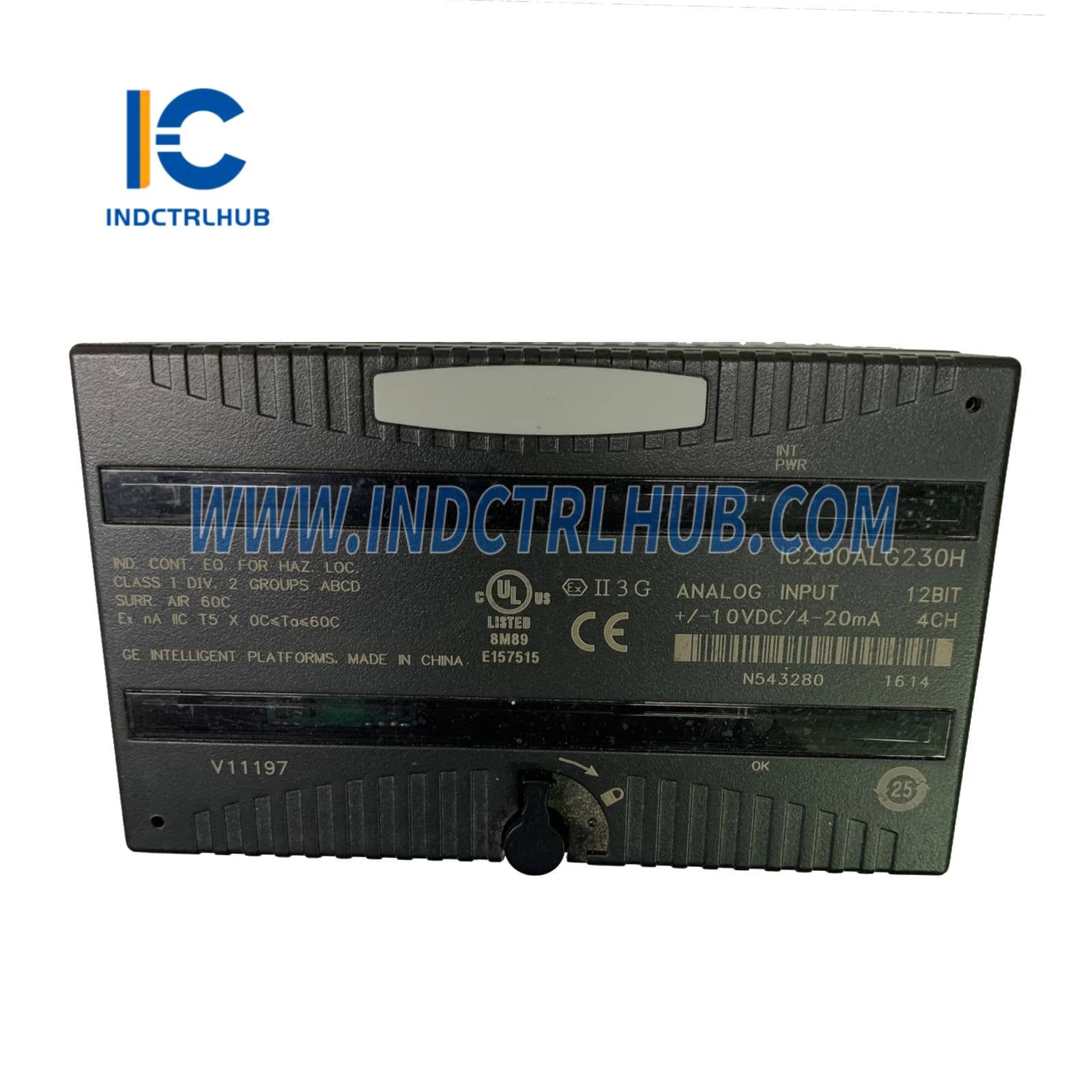 GE IC200ALG230H 4-Channel Analog Current Input Module - 4-Channel Analog Current Input Module