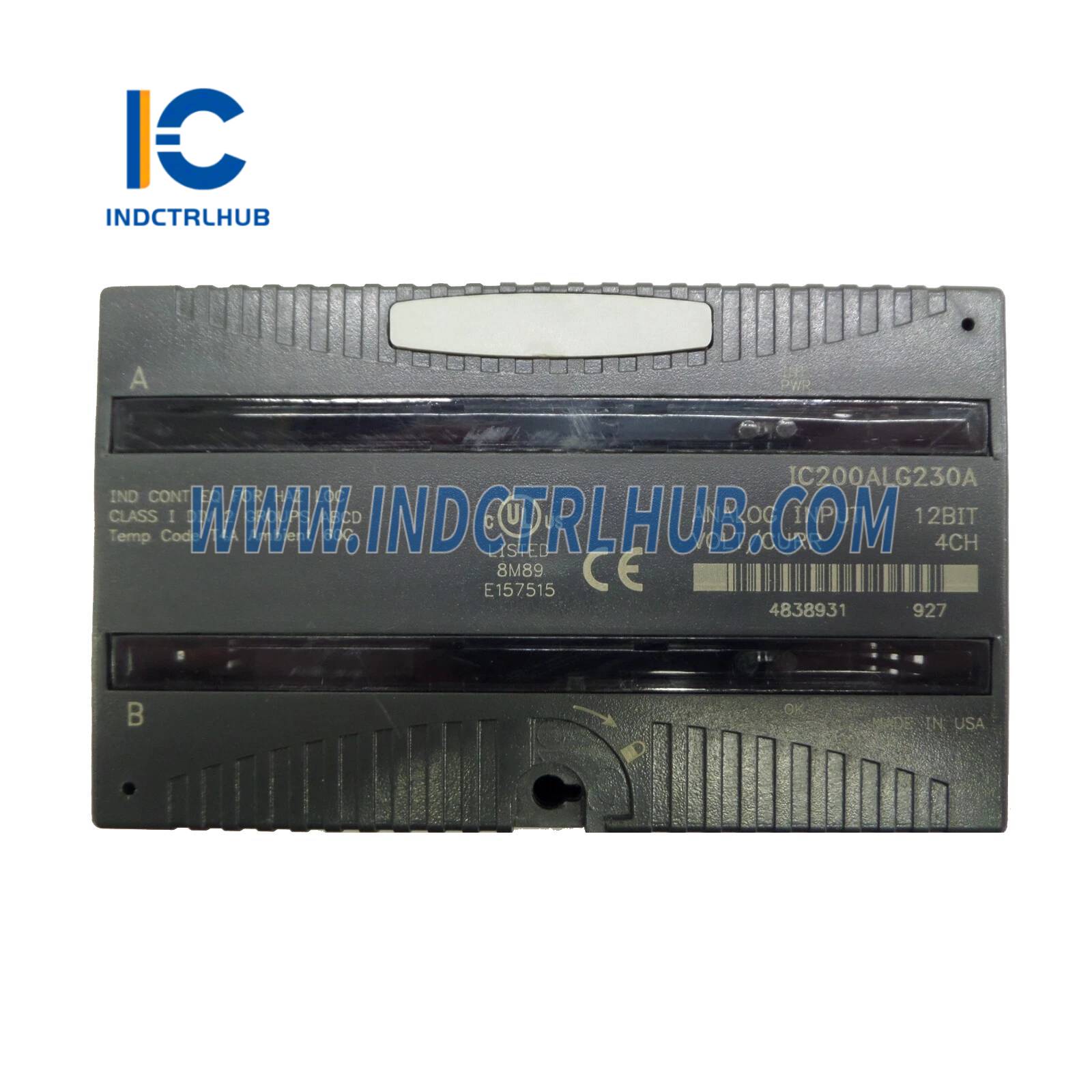 GE IC200ALG230 4-Channel Analog Current Input Module (4_20 mA) - 4-Channel Analog Current Input Module (4_20 mA)