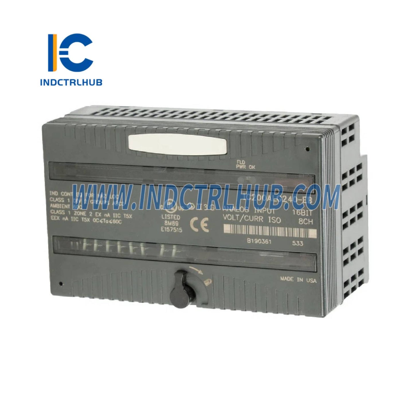 GE IC200ALG240-EB 8-Channel Analog Input Module - 8-Channel Analog Input Module (Voltage/Current Revision EB)