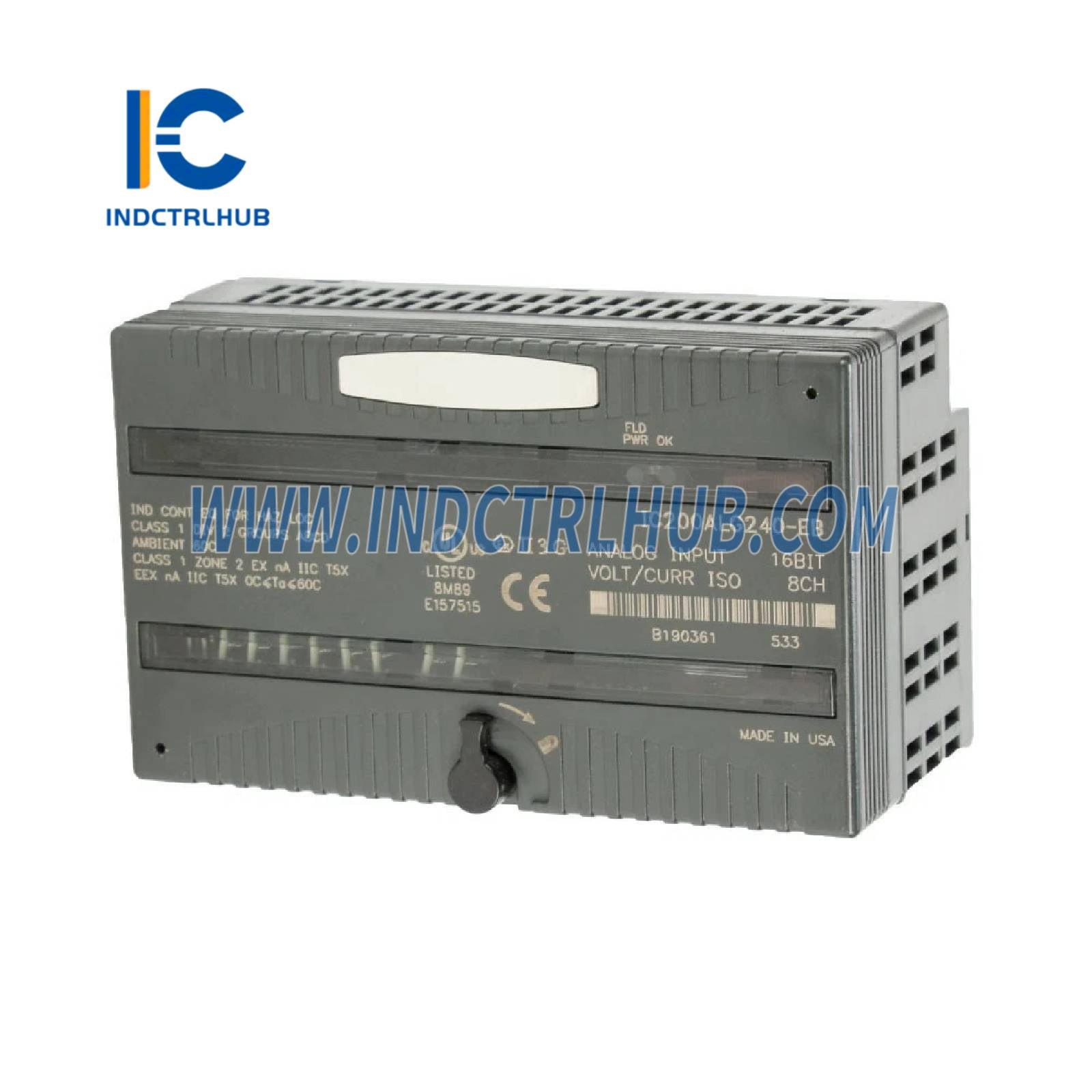 GE IC200ALG240-EB 8-Channel Analog Input Module - 8-Channel Analog Input Module (Voltage/Current Revision EB)